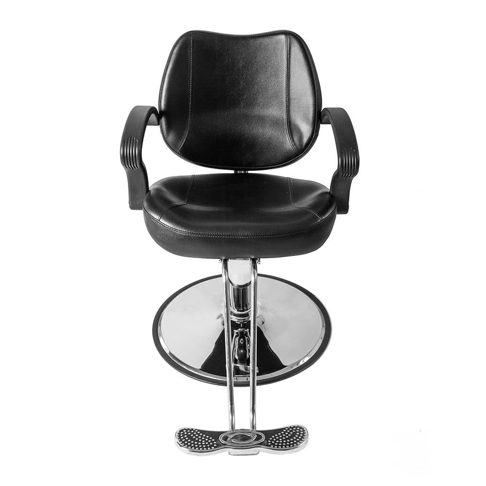 Zimtown Classic Hydraulic Barber Chair, for Salon Beauty Spa Haircutting Hair Styling, Barber Shop Equipment, Heavy Duty Frame (Black)