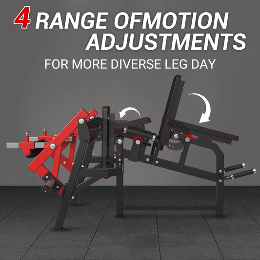 Syedee Leg Extension and Curl Machine, Single Leg Extension, Lying Leg Curl, Standing Leg Curl, Adjustable Leg Exercise Bench with Plate Loaded, Leg Machine Home Gym