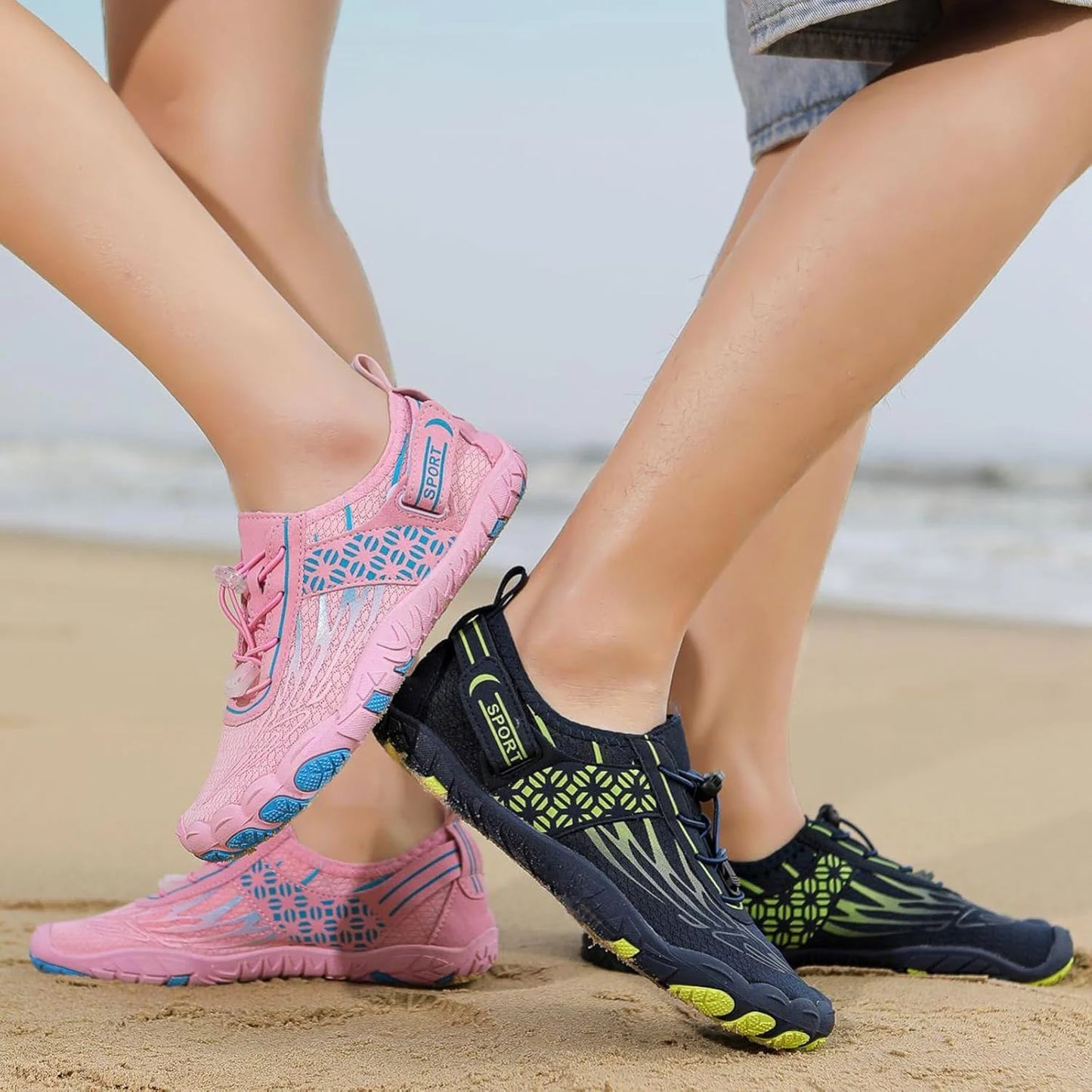 Adult Water Shoes Women,Barefoot Man Hike Footwear Non-Slip Barefoot Shoes Unisex Outdoor Wide Toe Athletic Beach Water Shoes